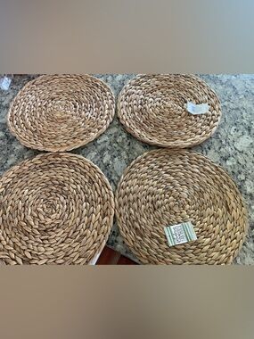 Kirklands Seagrass Natural Wove Placemats - Set of 4